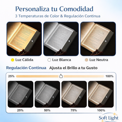 Lámpara de lectura nocturna portátil