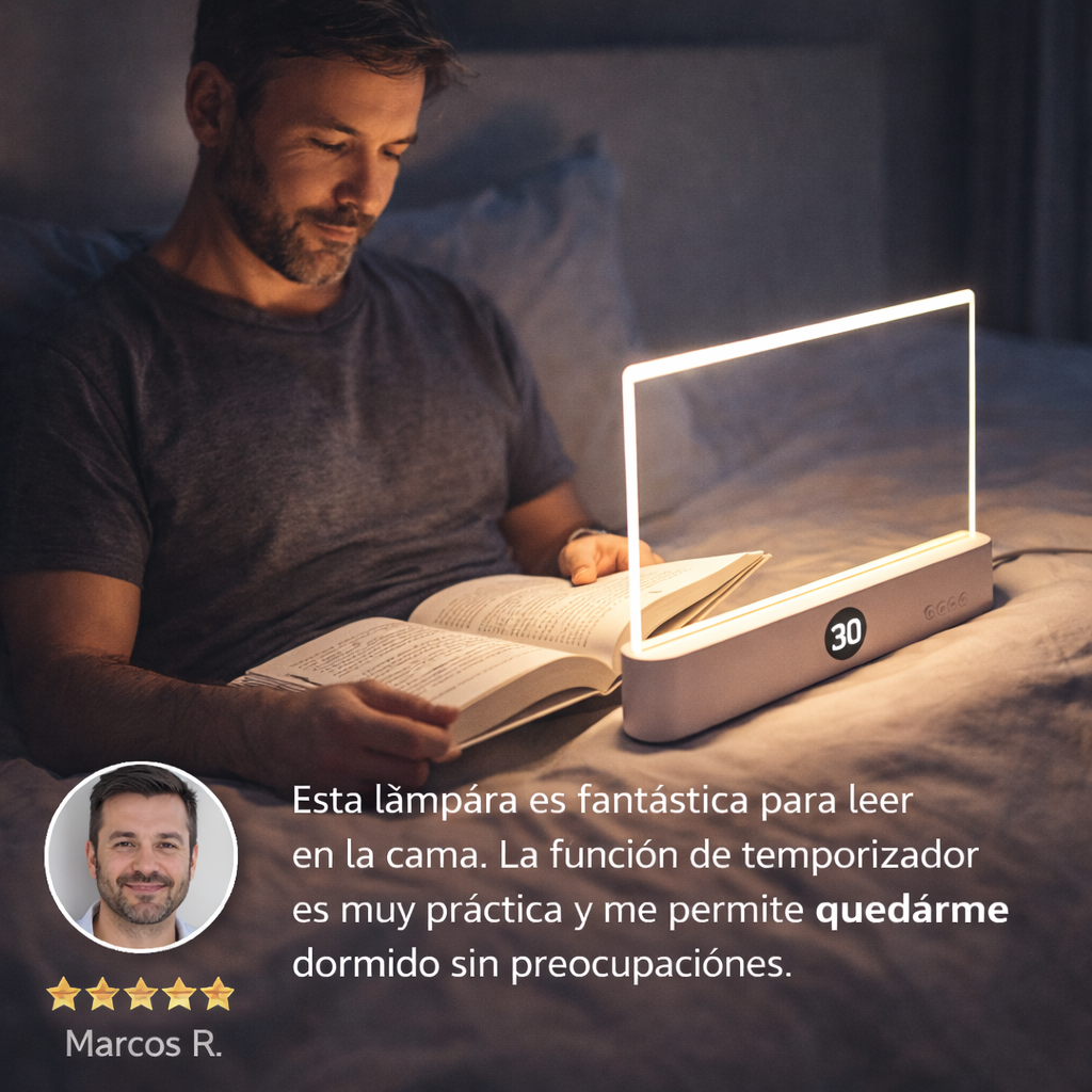 Lámpara de lectura nocturna portátil